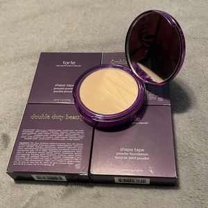 Tarte shape tape powder foundation bundle